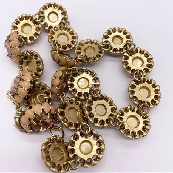 J. Crew Peach Crystal Cupcake Necklace - Picture 4 of 4